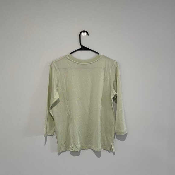 Mel & Lisa Light Green Sweater Size S - Picture 9 of 11